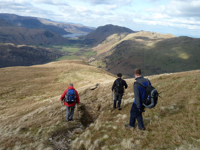 Walkers on Hartsop Dodd